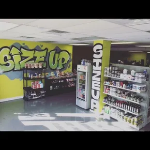 Size Up Supplements store front in downtown berkley