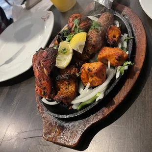 Kebab platter
