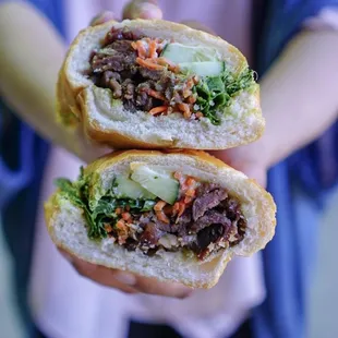 Beef Brisket Banh Mi - IG: @nelson_eats