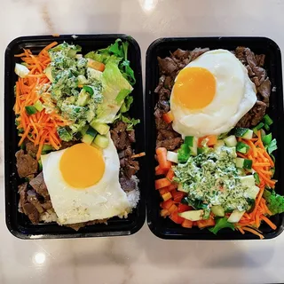 Beef Sirloin Steak Rice Bowl