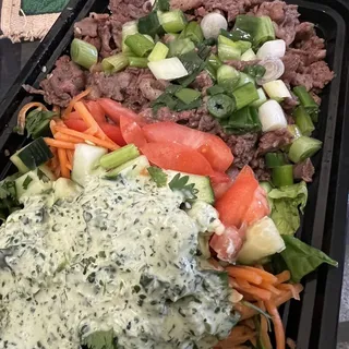 Beef Sirloin Steak Salad Bowl