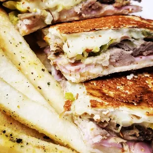 Sizzle's Cubano Quesadilla
