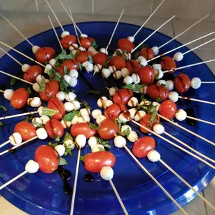 Caprese skewer catering