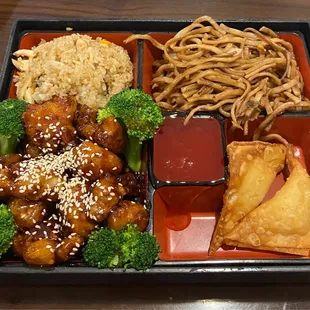 Sesame Chicken Bento Box