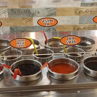 More sauces