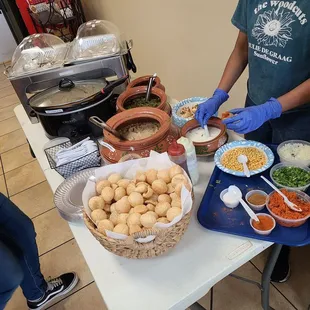 Live Appetizer station