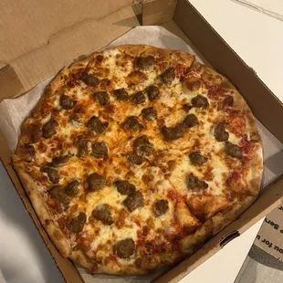 Sausage pizza