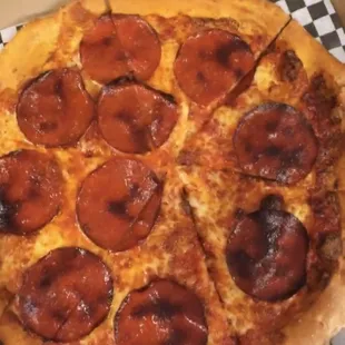 Pepperoni pizza