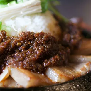 Sam-gyeop-sal (Korean-style Pork Belly w/ Vietnamese Mám [fermented fish paste])