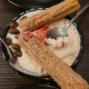 Kheer with churros, why not?!! Yummm