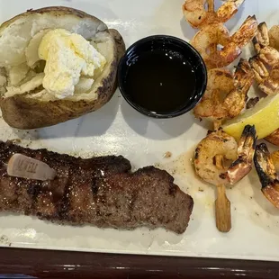 Steak &amp; Grilled Shrimp Skewers