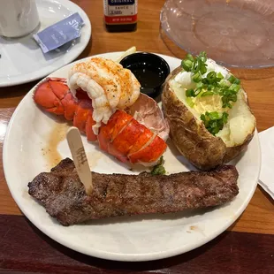 Steak &amp; lobster 25.99