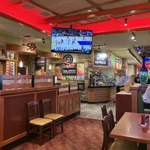 The front of the house.