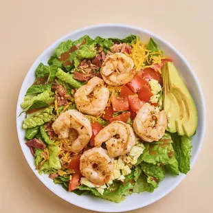 Cobb Salad with Shrimp
