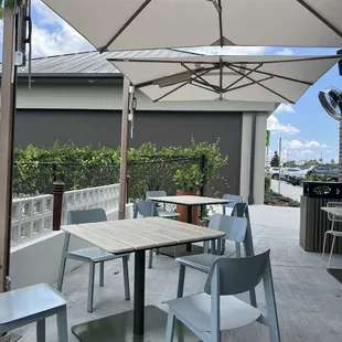 Outside seating