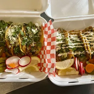 Chicken masala tacos