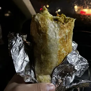 Butter chicken burrito bomb !