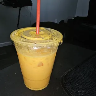 Mango lassi. Yum