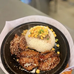 Hot Plate Teriyaki Grill Fish Belly