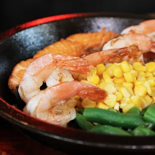 Teriyaki Shrimp &amp; Salmon Deluxe