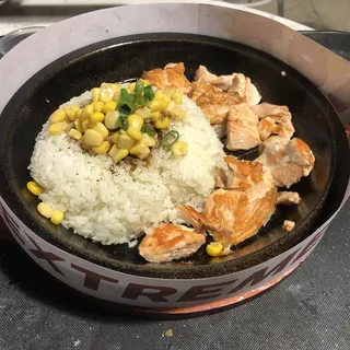 Hot Plate Salmon Rice Plate