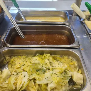 a variety of food items