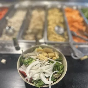 All you can eat Mongolian bbq $18.99