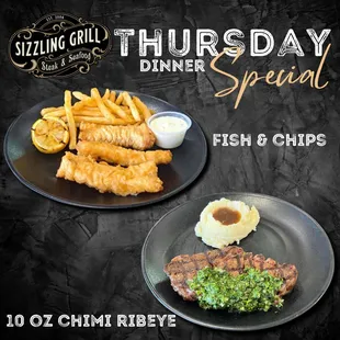 Thursday Dinner Special