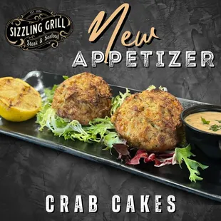 Crab Cakes: Fresh from the ocean, made for you!