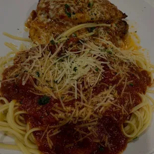 Linguini with Alfredo
