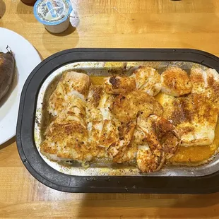 Sizzling seafood platter. Delicious!
