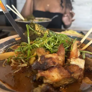 Spicy Cajun chicken ramen