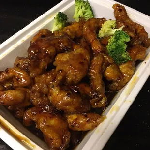 General tso's chicken. Delicious