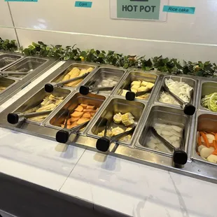 Bean curd products and veggies