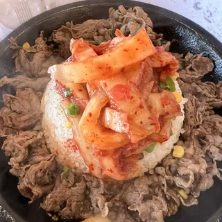 Spicy Garlic Beef Pepper Rice