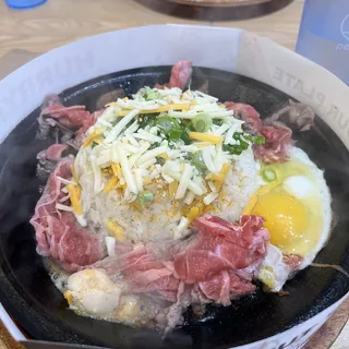 Curry Beef Rice with Cheese