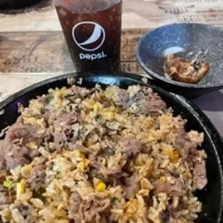 Garlic Beef Pepper Rice