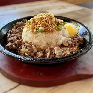Garlic Beef Pepper Rice