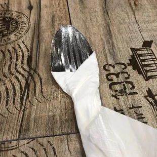 This cutlery is fire