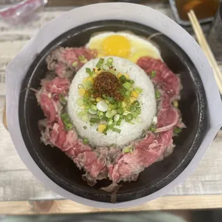 Spicy Garlic Beef Pepper Rice