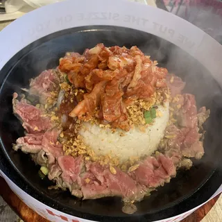 Kimchi Beef Pepper Rice
