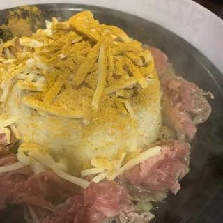 Curry Beef Rice with Cheese