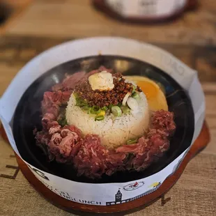 Garlic Beef Pepper Rice (Spicy)