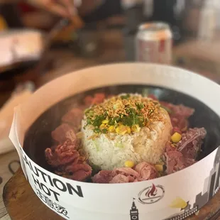 Garlic Beef Pepper Rice