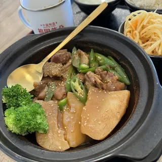 Yellow Braised Pork Ribs Combo