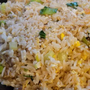 Bok choy fried rice