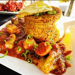 Triple Schezwan Fried Rice...