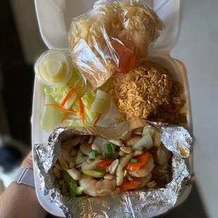 L7 Kung Pao with shrimp from lunch menu $10.95 6/6/21