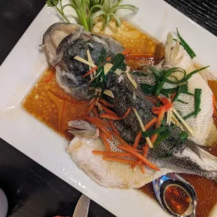 Cantonese style steamed fish
