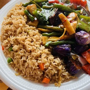 Basil Egg Plant Dinner Special